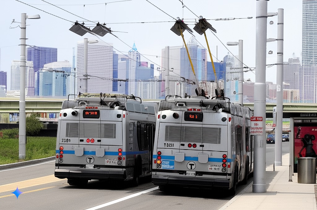 троллейбус neoplan electroliner